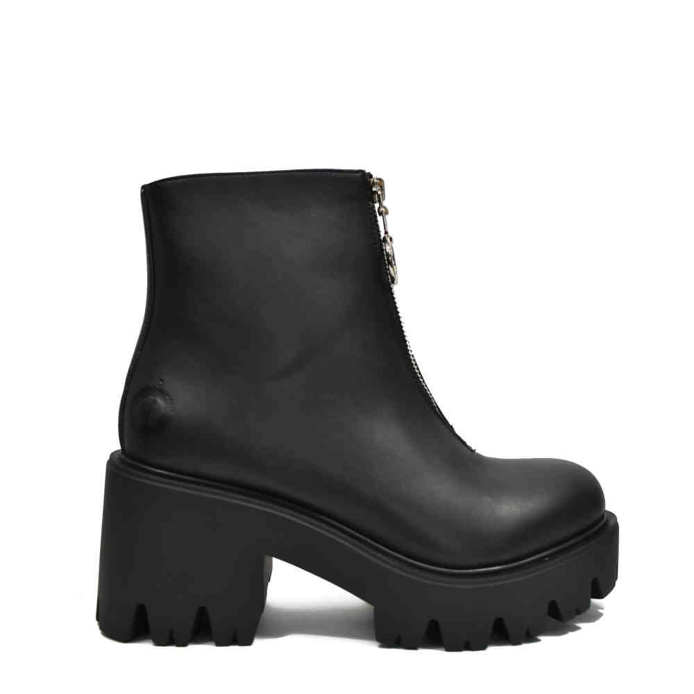 Altercore - Gemma Vegan Bottes de plateforme - Noir Product image